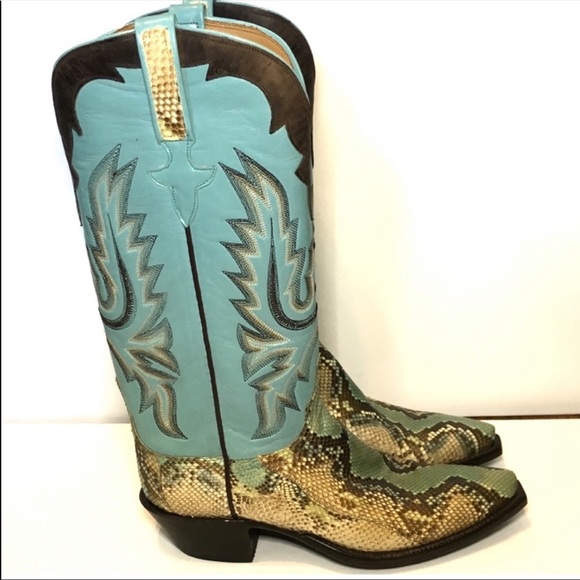 python lucchese boots